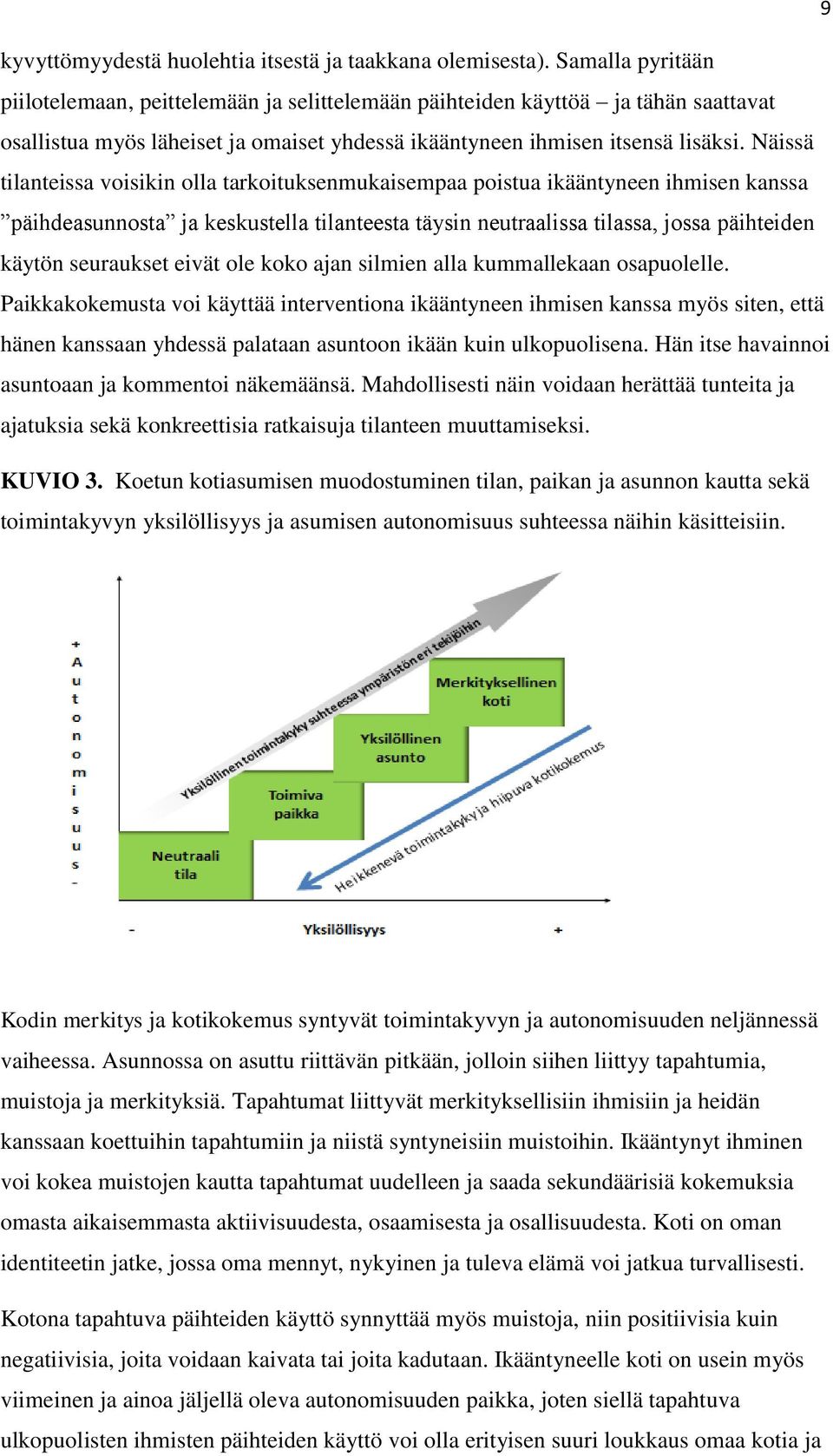 Näissä tilanteissa voisikin olla tarkoituksenmukaisempaa poistua ikääntyneen ihmisen kanssa päihdeasunnosta ja keskustella tilanteesta täysin neutraalissa tilassa, jossa päihteiden käytön seuraukset