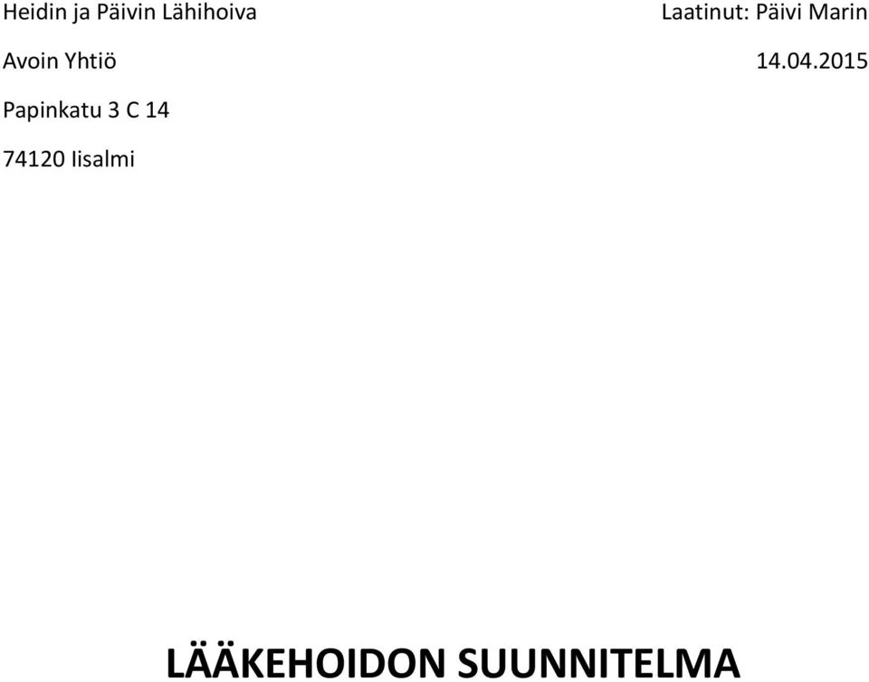 Yhtiö 14.04.