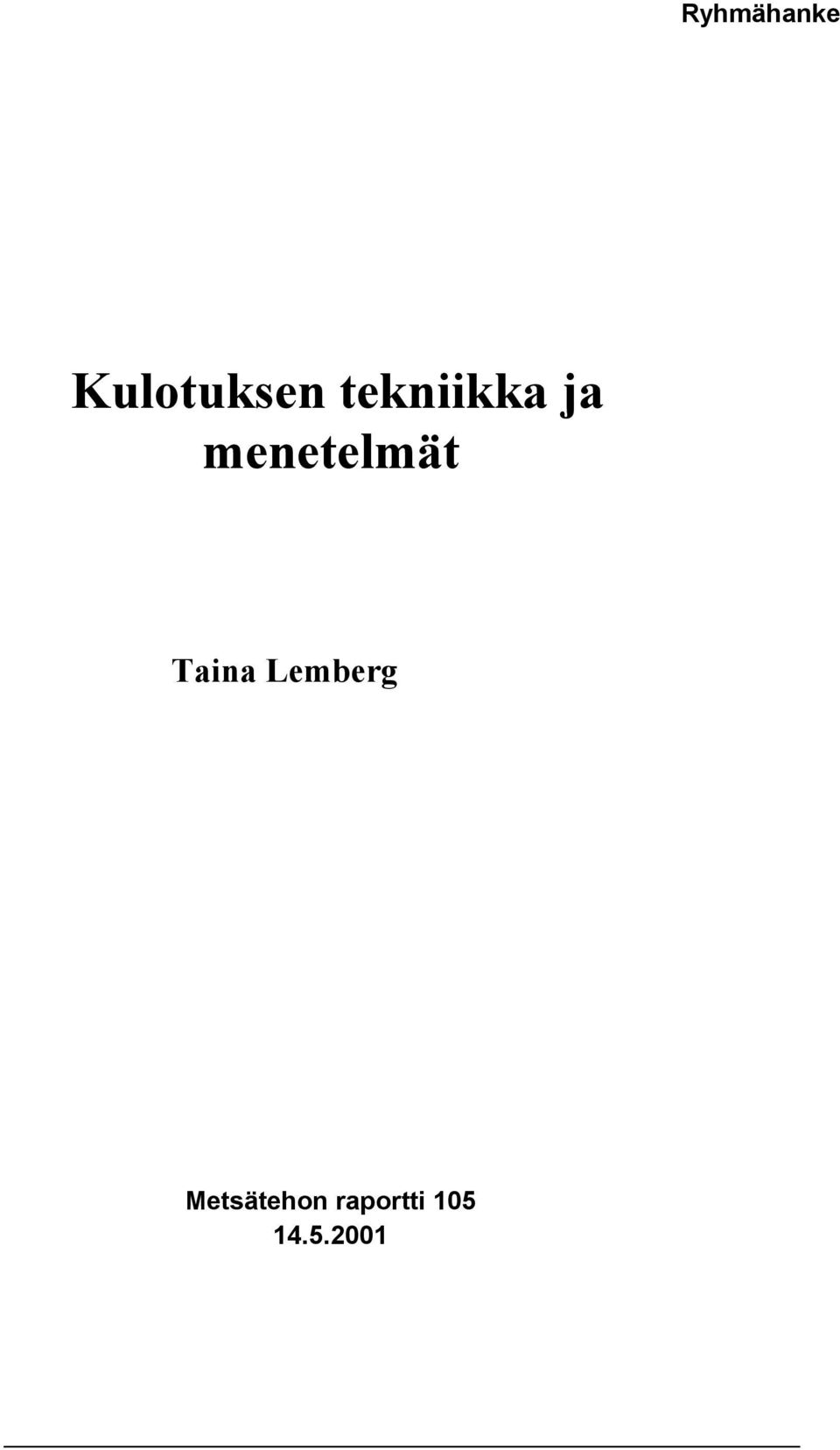 Taina Lemberg