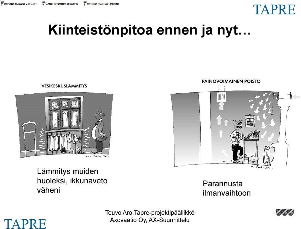 huoleksi, ikkunaveto