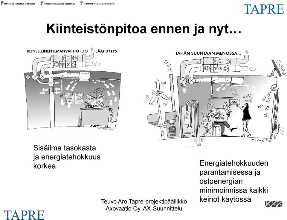 Energiatehokkuuden parantamisessa ja