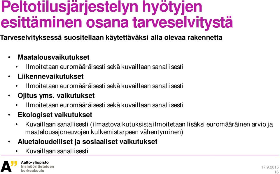 sanallisesti Ojitus yms.