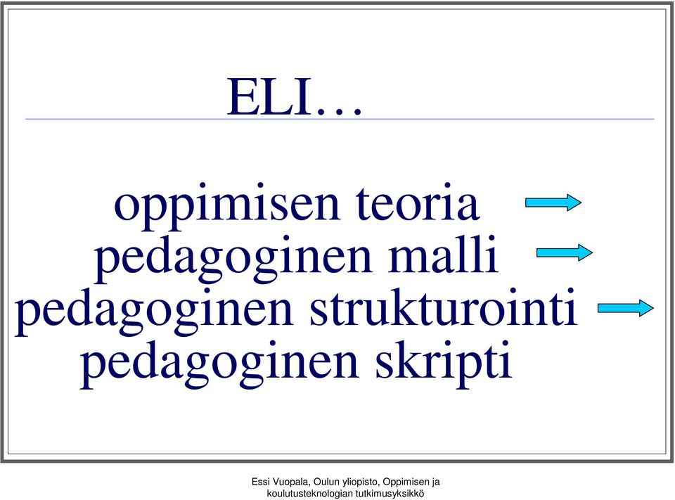 pedagoginen