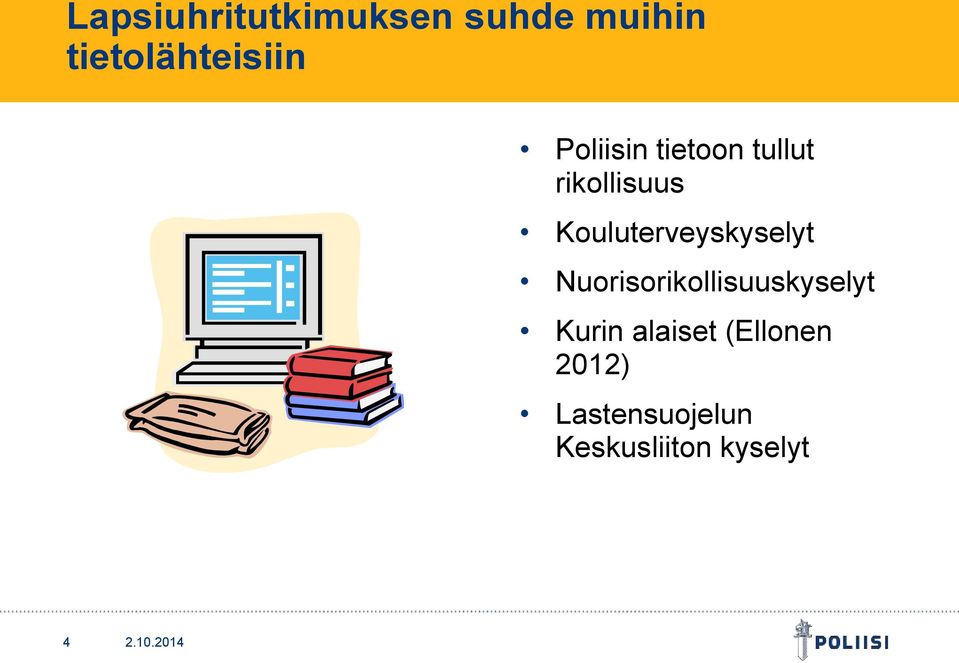Kouluterveyskyselyt Nuorisorikollisuuskyselyt
