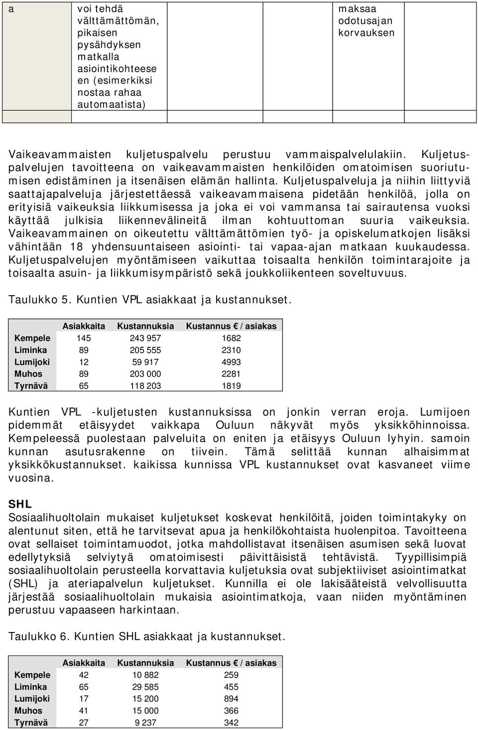 Kuljetuspalveluja ja niihin liittyviä saattajapalveluja järjestettäessä vaikeavammaisena pidetään henkilöä, jolla on erityisiä vaikeuksia liikkumisessa ja joka ei voi vammansa tai sairautensa vuoksi