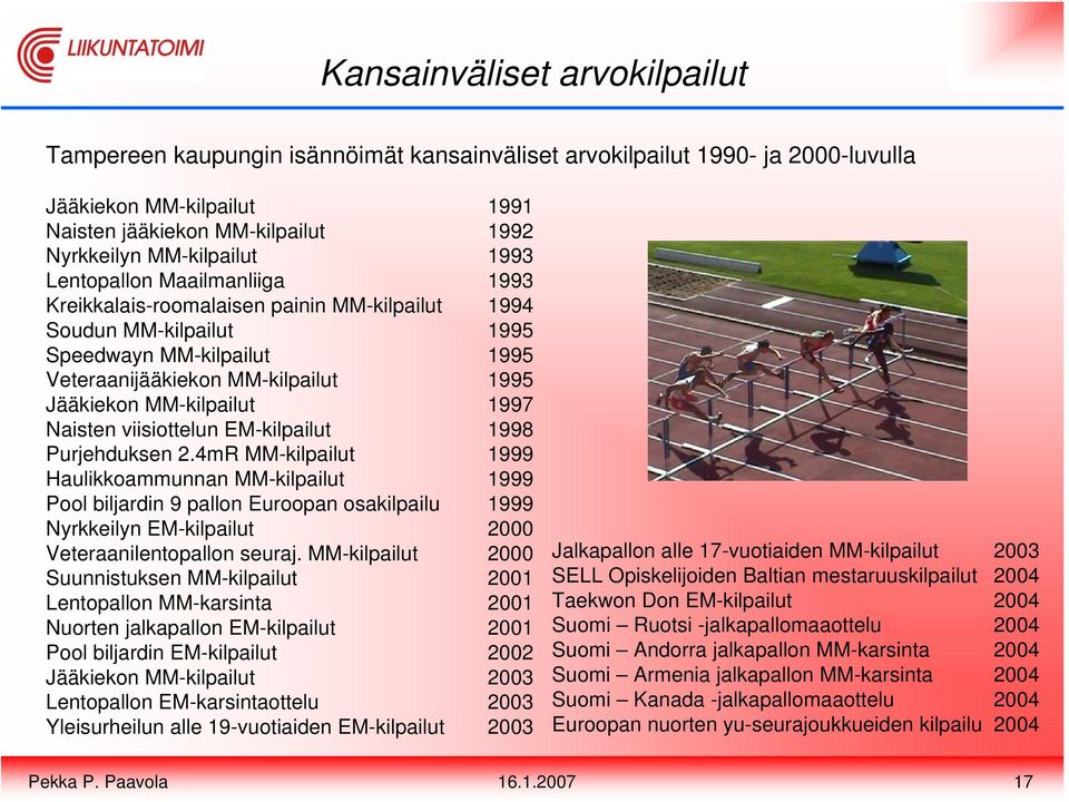 1997 Naisten viisiottelun EM-kilpailut 1998 Purjehduksen 2.