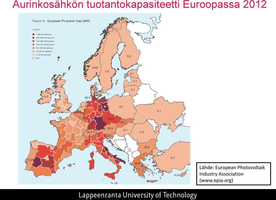 Euroopassa 2012 Lähde: