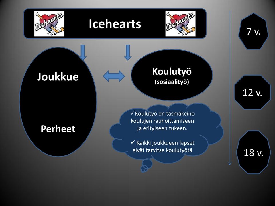 Koulutyö on täsmäkeino koulujen