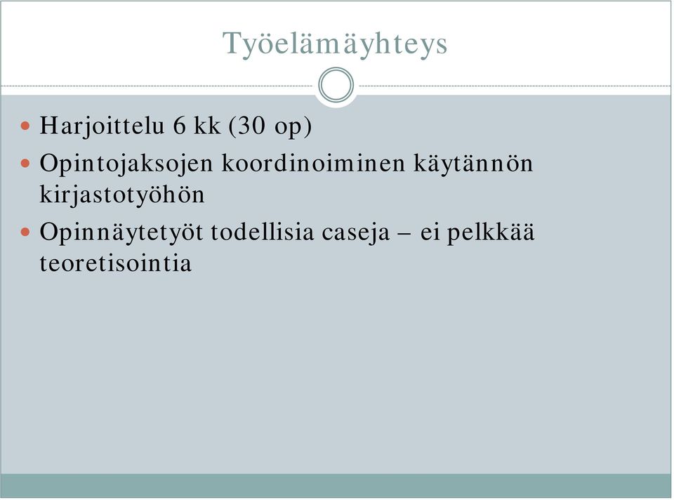 käytännön kirjastotyöhön