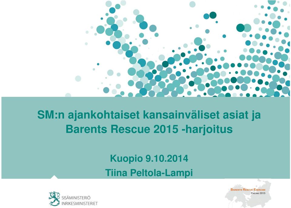 Barents Rescue 2015