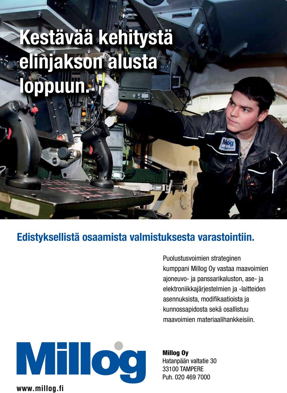 elektroniikkajärjestelmien ja -laitteiden asennuksista, modifikaatioista ja kunnossapidosta sekä