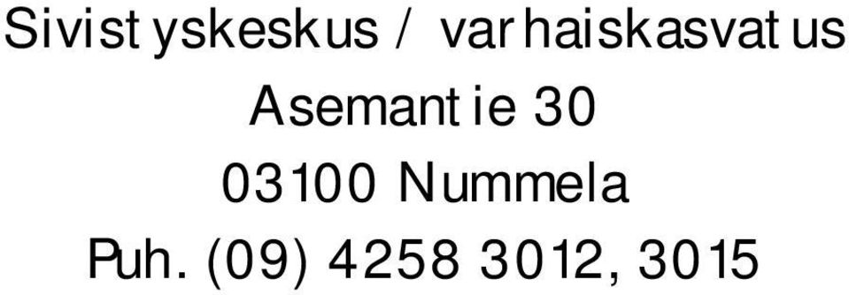 Asemantie 30 03100