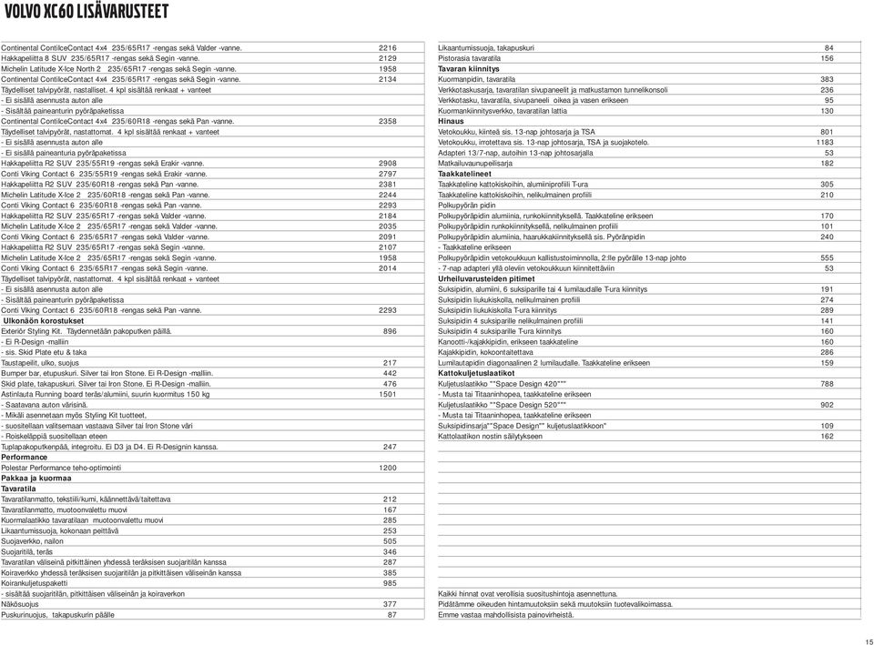 4 kpl sisältää renkaat + vanteet - Ei sisällä asennusta auton alle - Sisältää paineanturin pyöräpaketissa Continental ContiIceContact 4x4 235/60R18 -rengas sekä Pan -vanne.