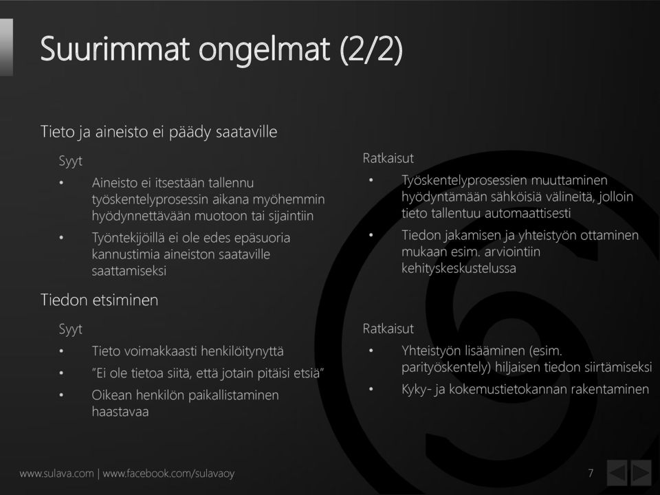 jakamisen ja yhteistyön ottaminen mukaan esim.