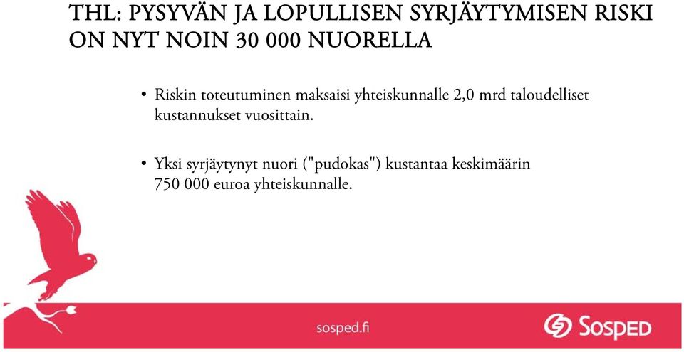 mrd taloudelliset kustannukset vuosittain.