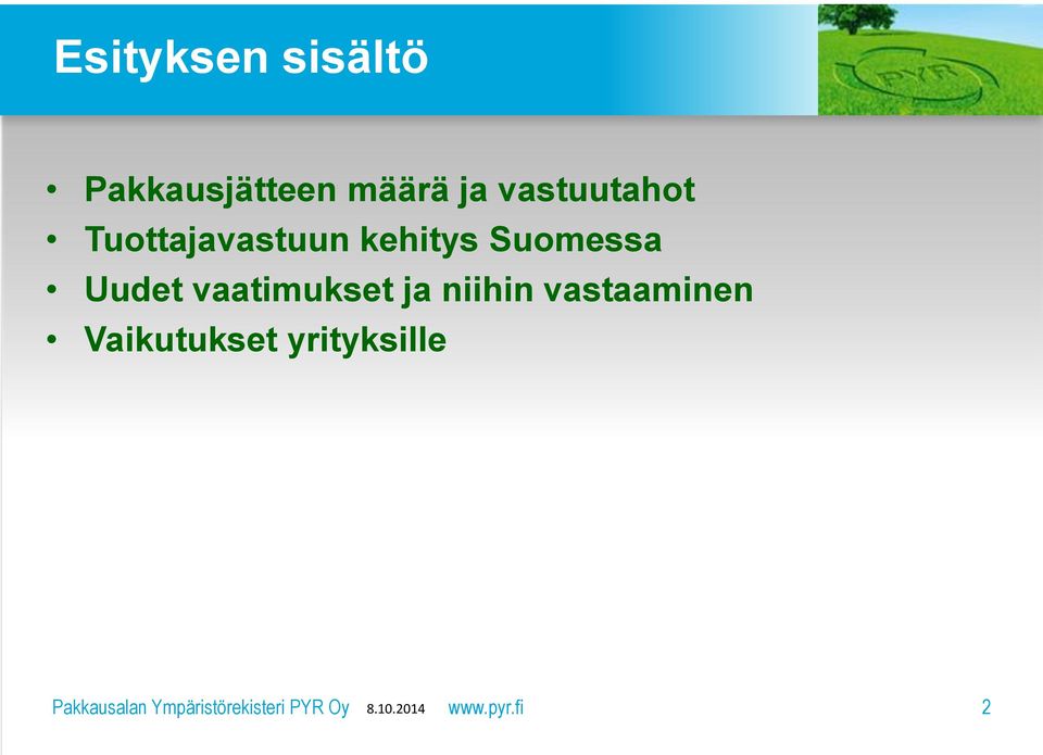 Pakkausten tuottajavastuu - PDF Free Download