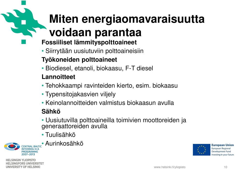 ravinteiden kierto, esim.