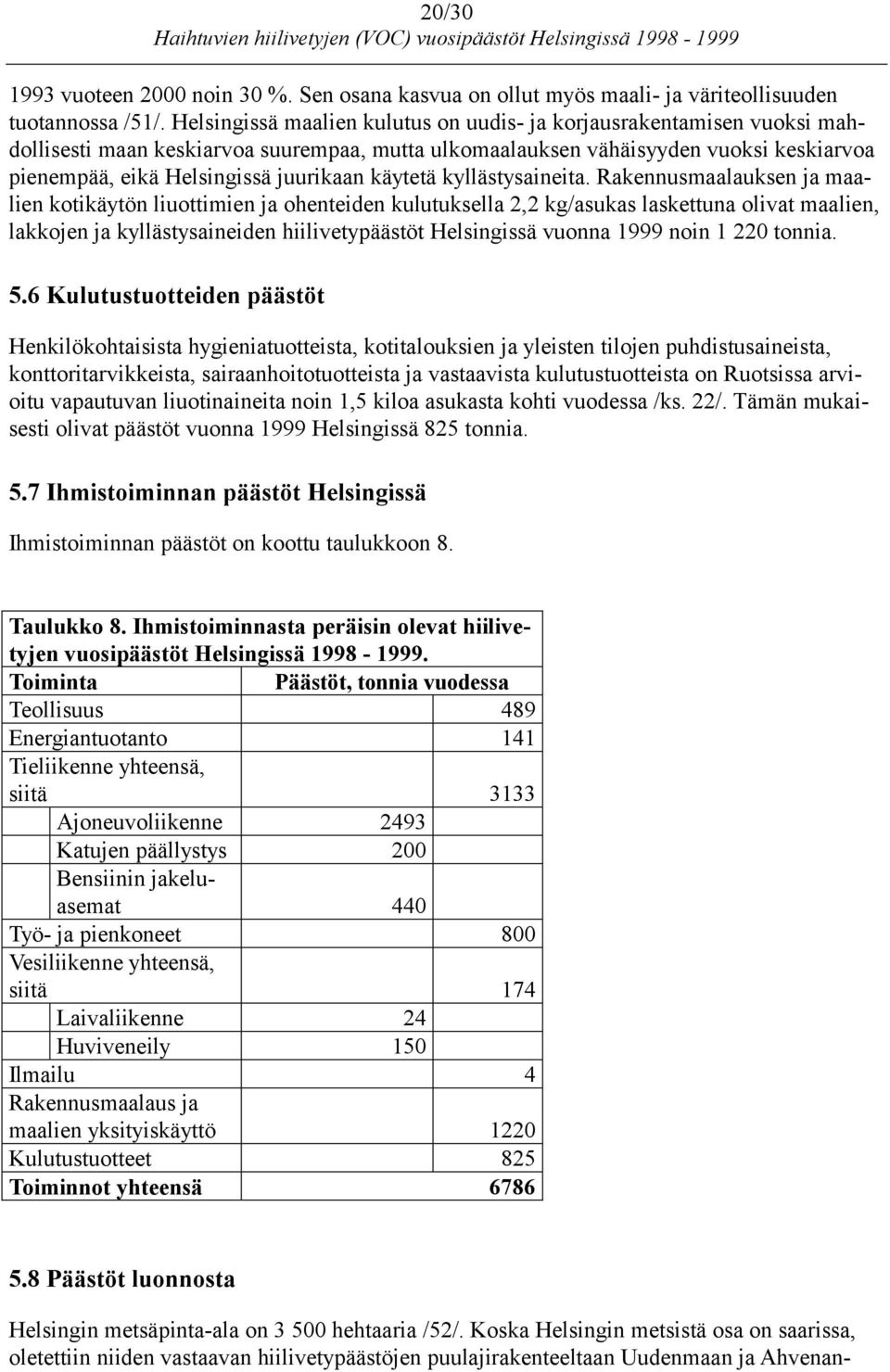 käytetä kyllästysaineita.