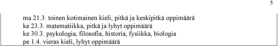 oppimäärä ke 23.