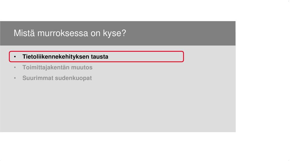 tausta Toimittajakentän