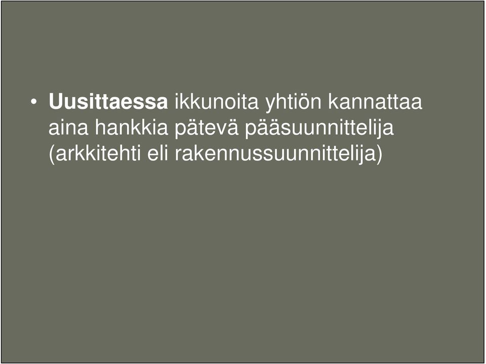 pätevä pääsuunnittelija