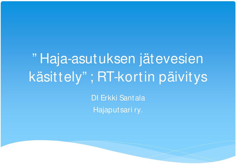 RT-kortin päivitys DI