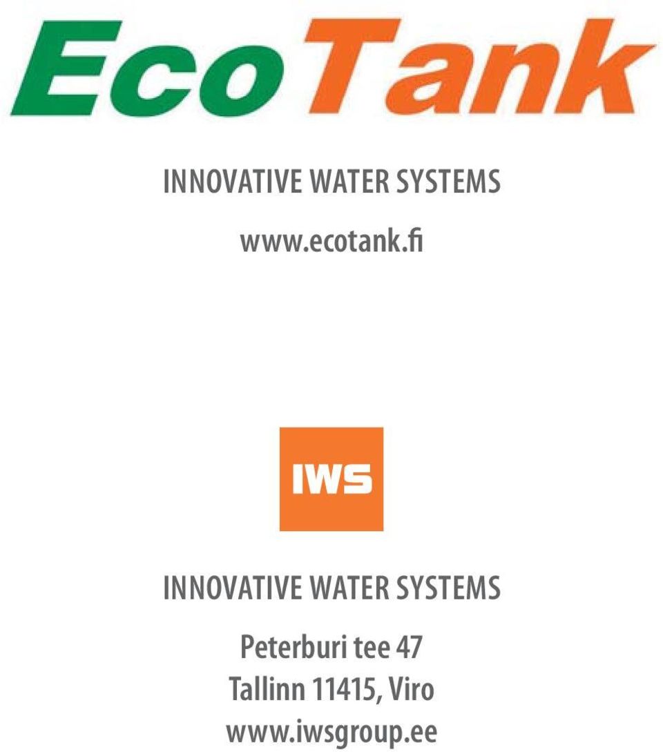 fi INNOVATIVE WATER SYSTEMS