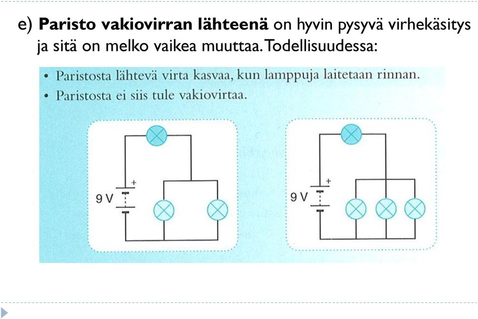 virhekäsitys ja sitä on