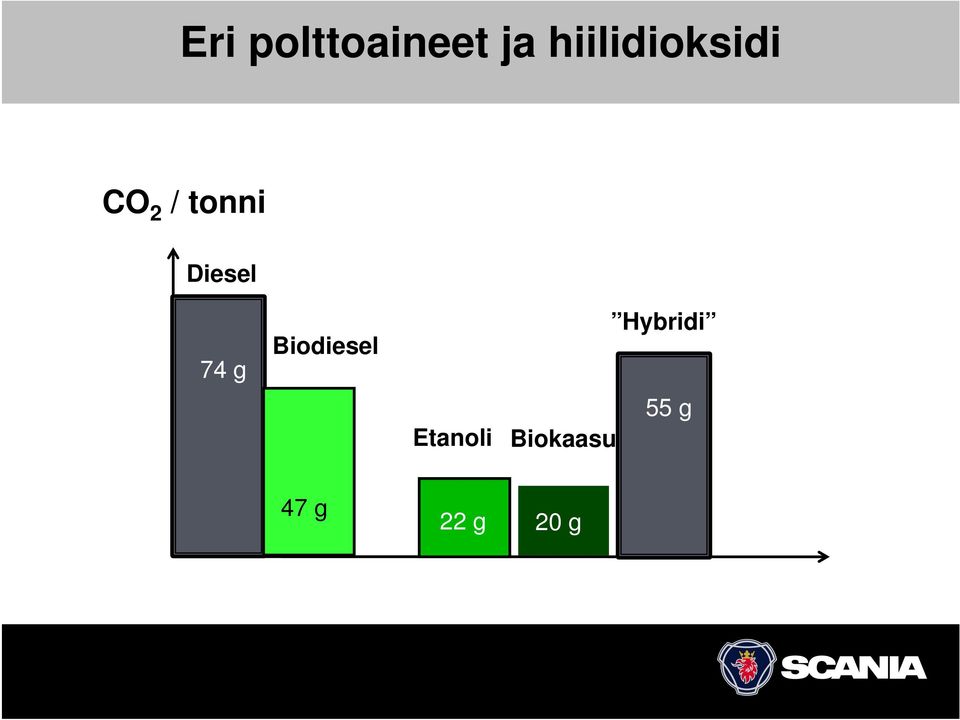 Diesel 74 g Biodiesel