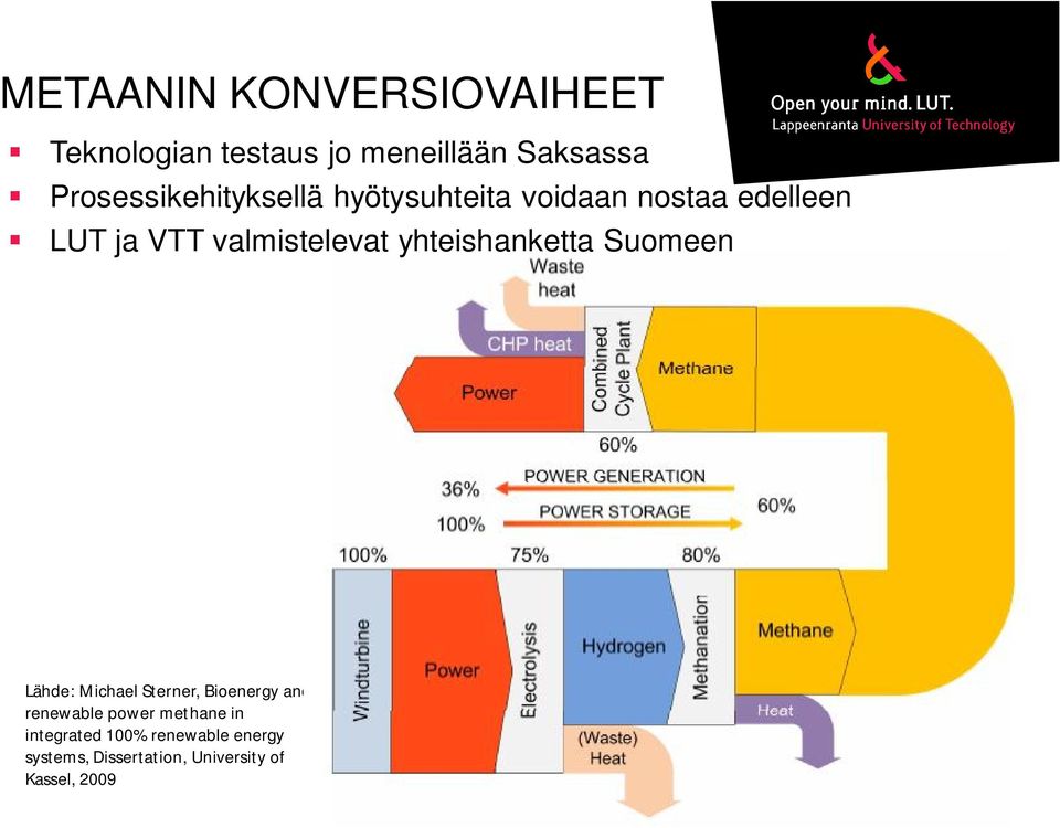valmistelevat yhteishanketta Suomeen Lähde: Michael Sterner, Bioenergy and