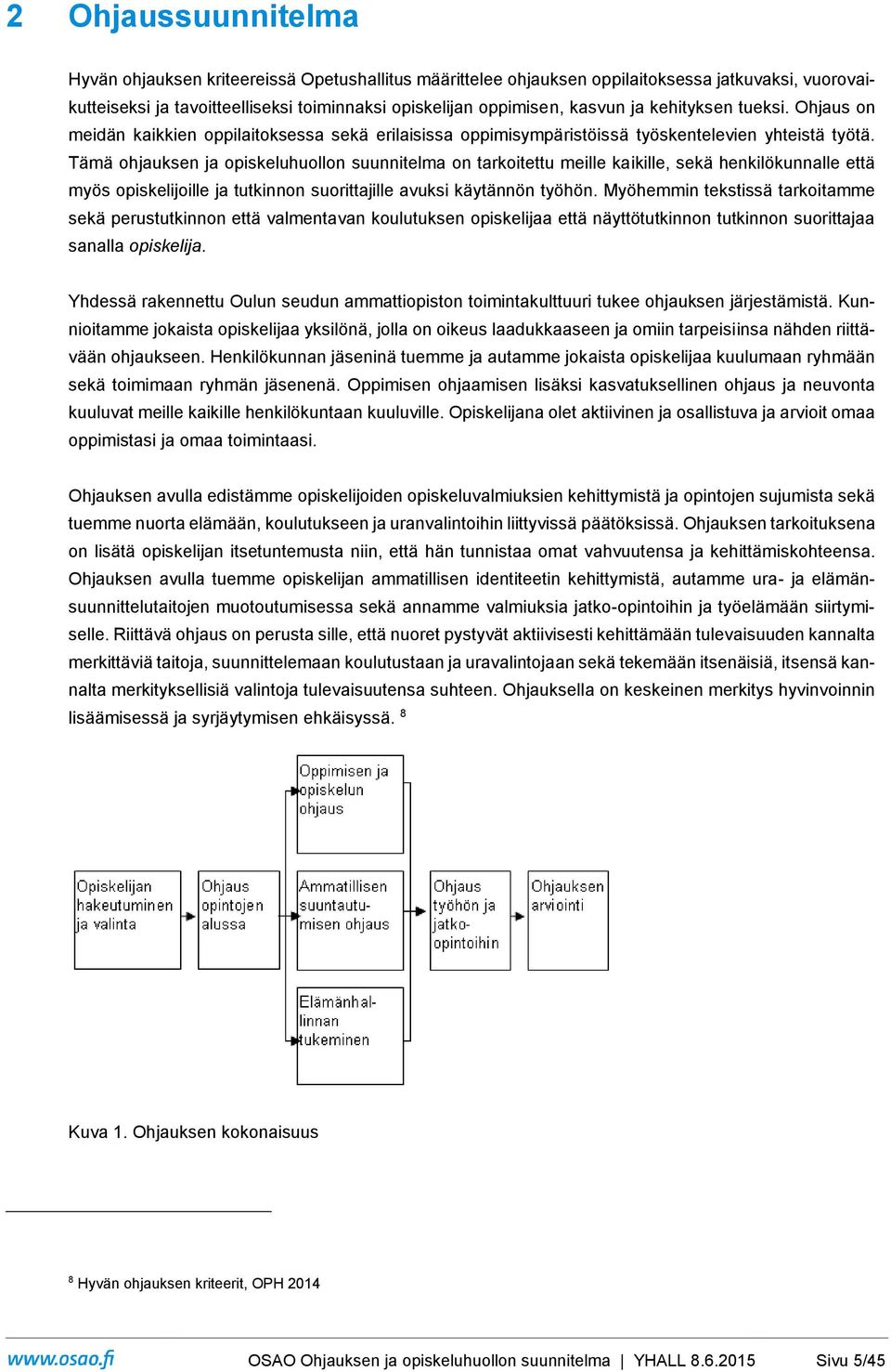 Tämä ohjauksen ja opiskeluhuollon suunnitelma on tarkoitettu meille kaikille, sekä henkilökunnalle että myös opiskelijoille ja tutkinnon suorittajille avuksi käytännön työhön.