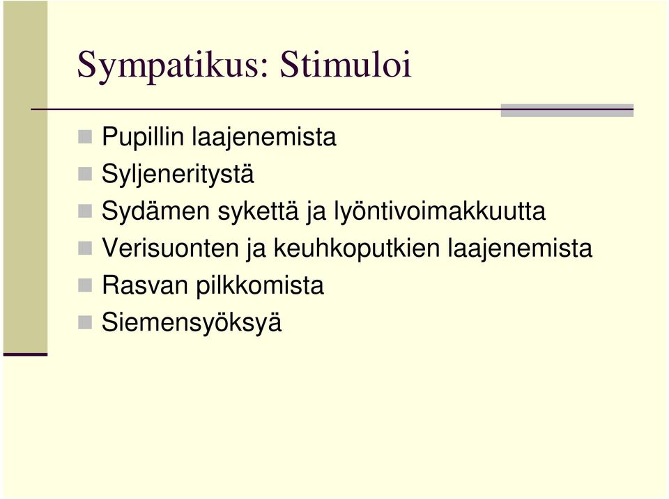 lyöntivoimakkuutta Verisuonten ja