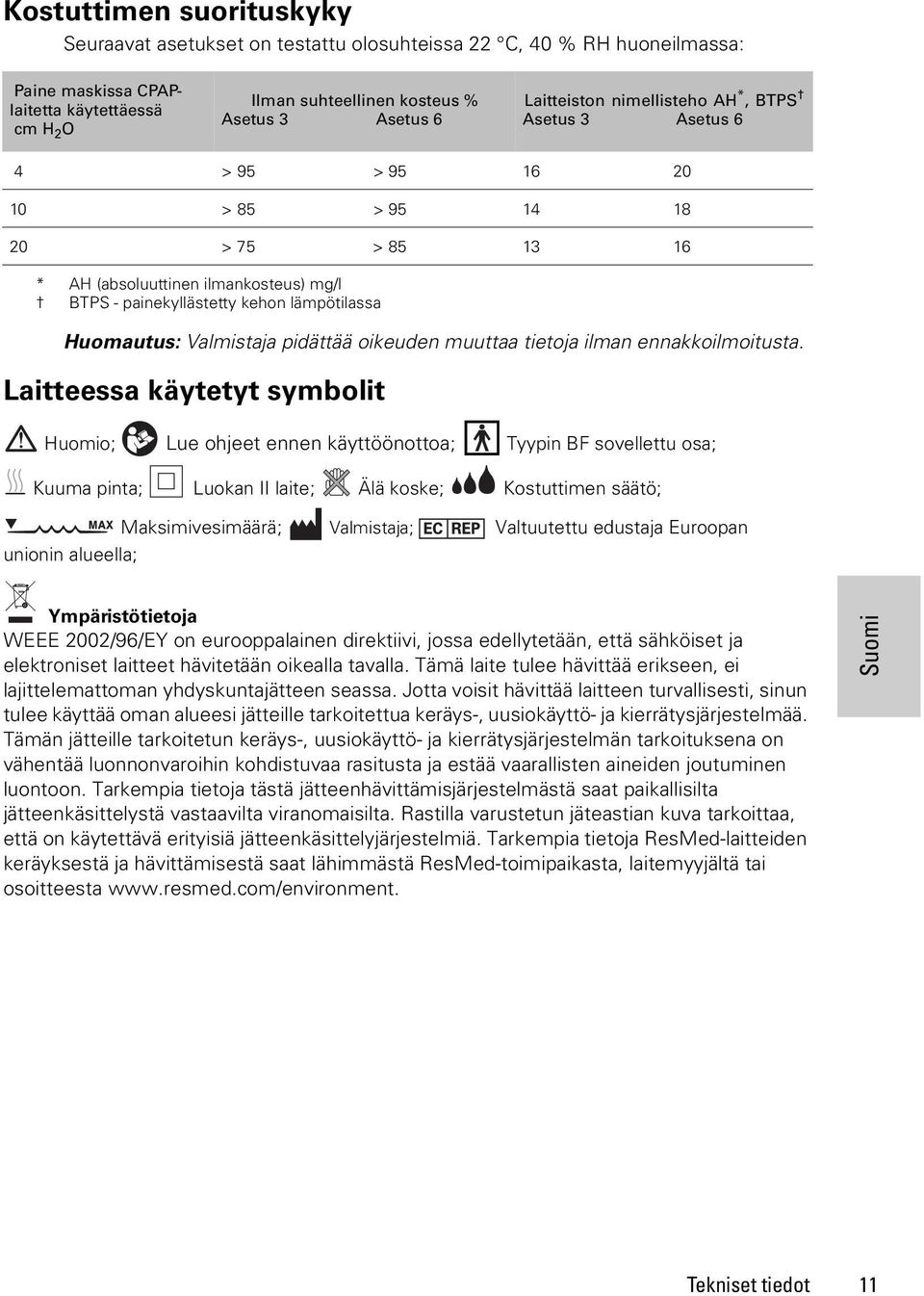 Huomautus: Valmistaja pidättää oikeuden muuttaa tietoja ilman ennakkoilmoitusta.