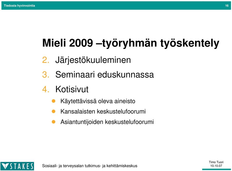 Seminaari eduskunnassa 4.