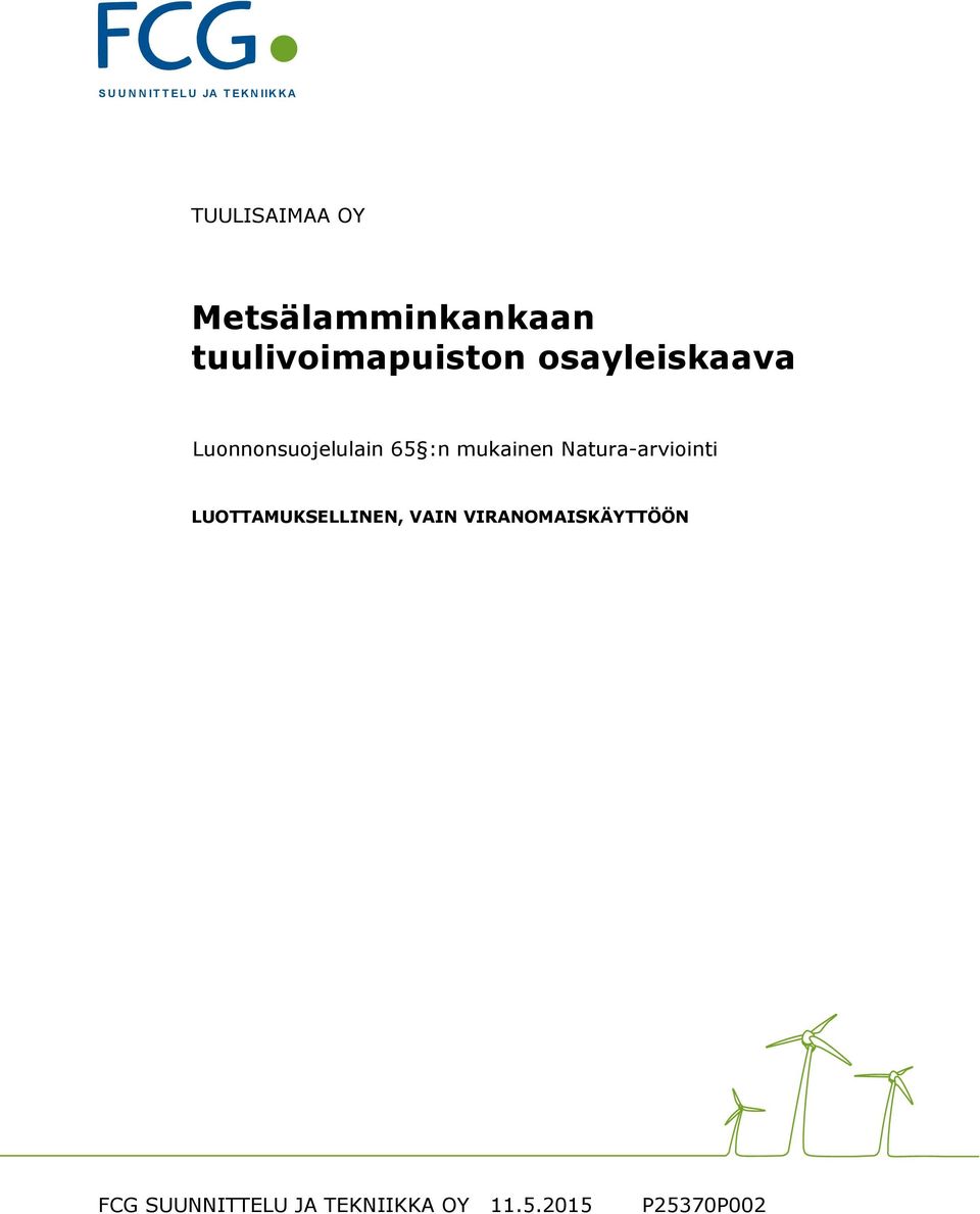 tuulivoimapuiston osayleiskaava