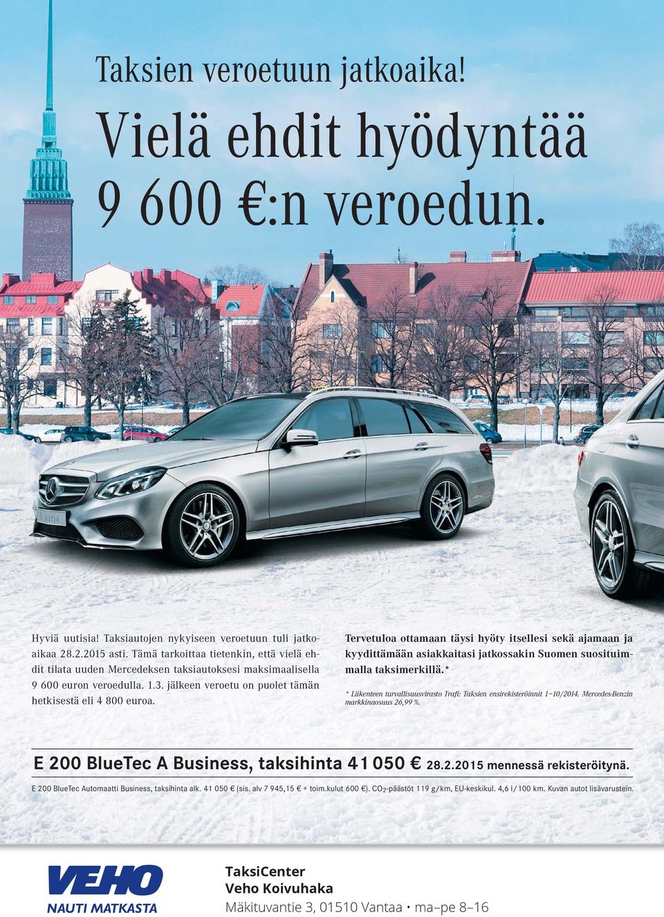 Tervetuloa ottamaan täysi hyöty itsellesi sekä ajamaan ja kyydittämään asiakkaitasi jatkossakin Suomen suosituimmalla taksimerkillä.