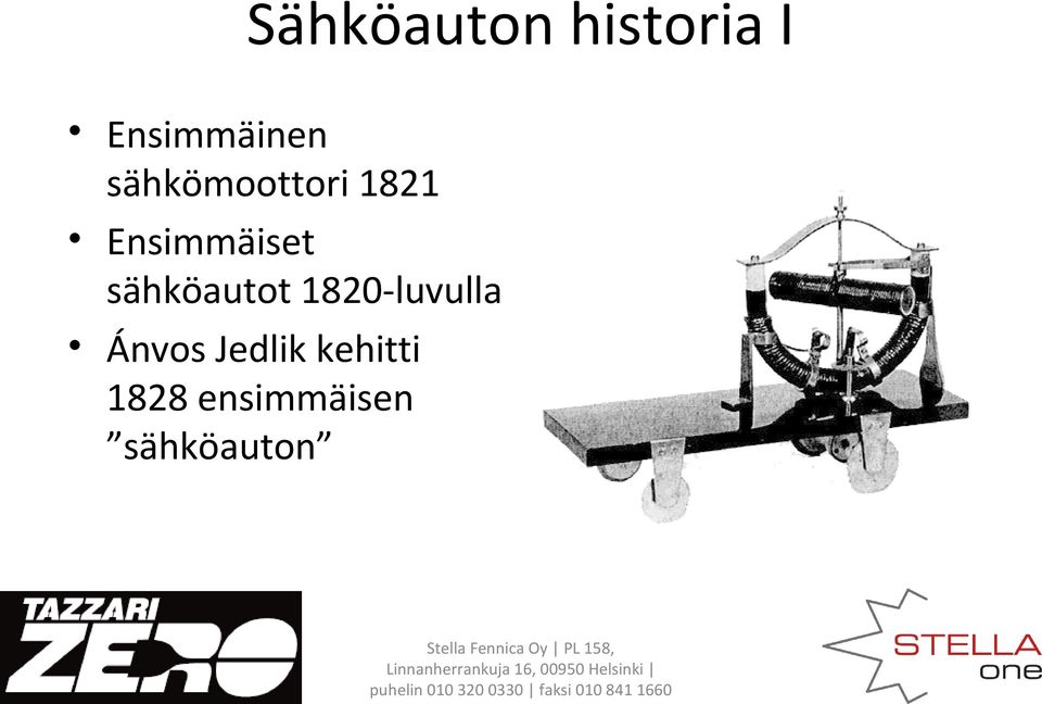 sähköautot 1820-luvulla Ánvos