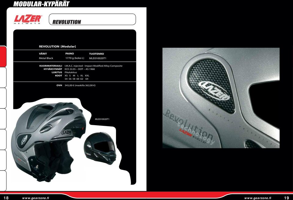 injected - Impact Modified Alloy Composite ECE 22.