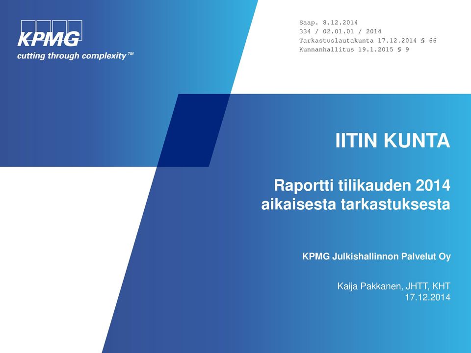 KPMG Julkishallinnon Palvelut Oy