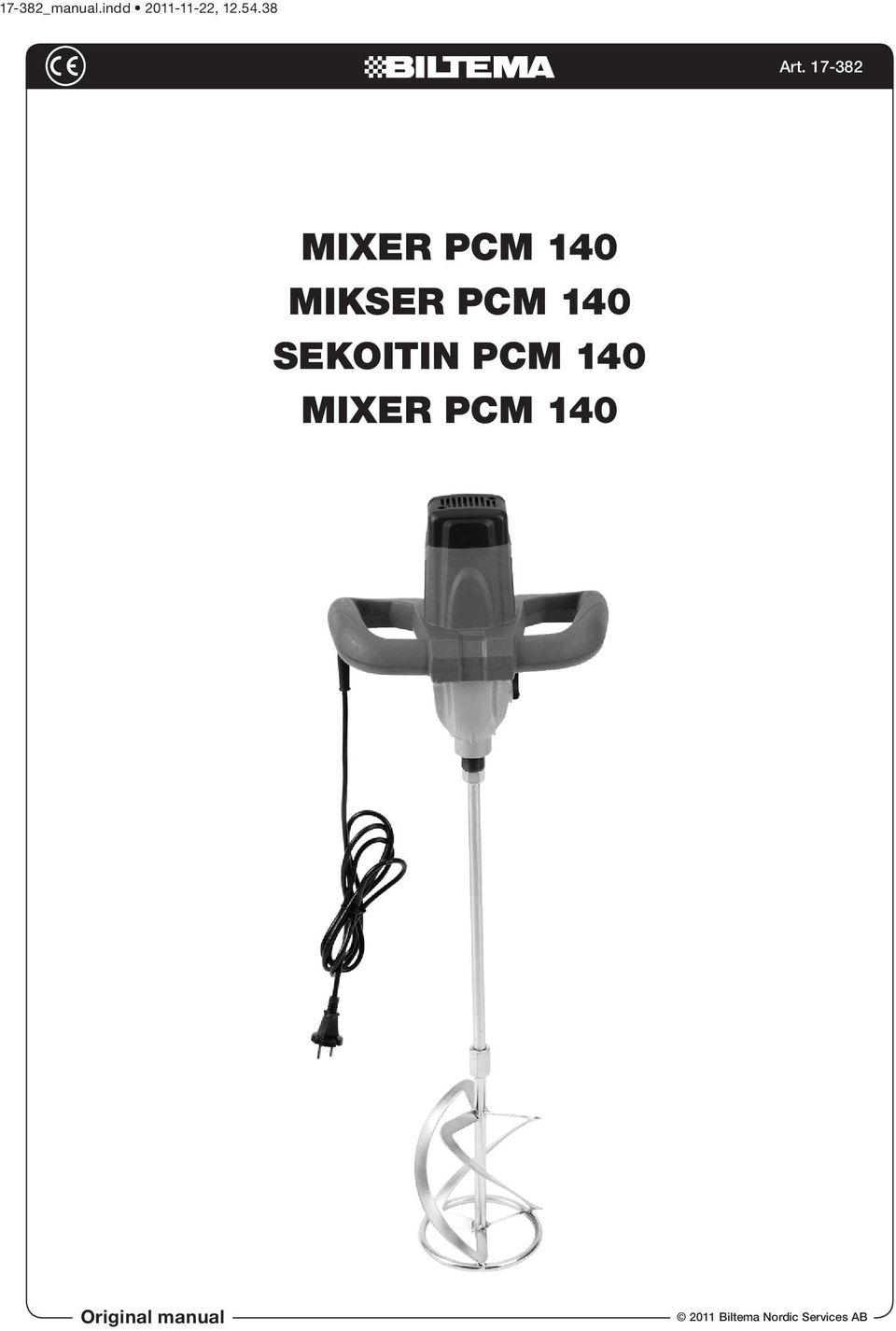 17-382 MIXER PCM 140 MIKSER PCM
