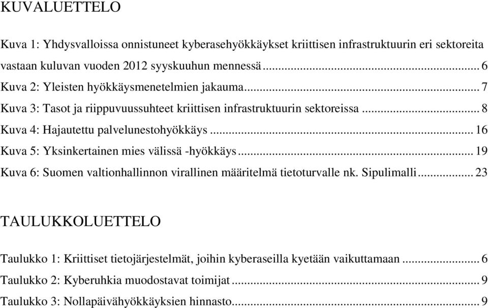 .. 8 Kuva 4: Hajautettu palvelunestohyökkäys... 16 Kuva 5: Yksinkertainen mies välissä -hyökkäys.