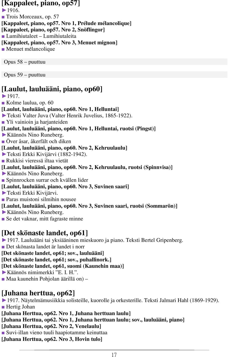 Suomen musiikkikirjastoyhdistyksen julkaisusarja 176. Yhtenäistetty Selim  Palmgren. Heikki Poroila - PDF Free Download