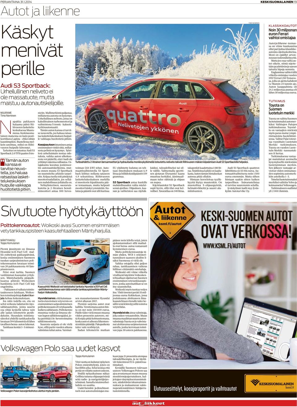 Napakka pakkasen halaama päivä Riihivuoren laskettelukeskuksessa Muuramessa. Keskisuomalainen maisema on kuin postikorttikuva Lapista ehkä vähän kauniimpikin.