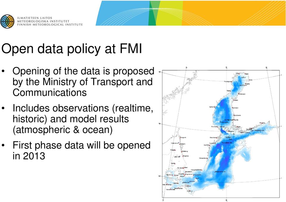 observations (realtime, historic) and model results