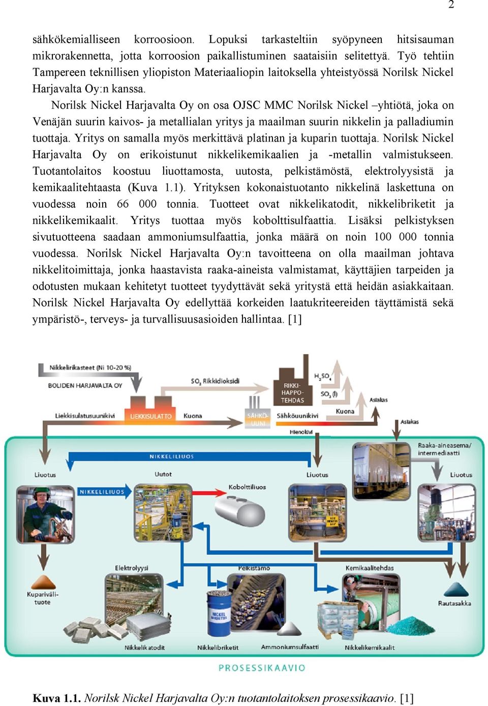 Norilsk Nickel Harjavalta Oy on osa OJSC MMC Norilsk Nickel yhtiötä, joka on Venäjän suurin kaivos- ja metallialan yritys ja maailman suurin nikkelin ja palladiumin tuottaja.