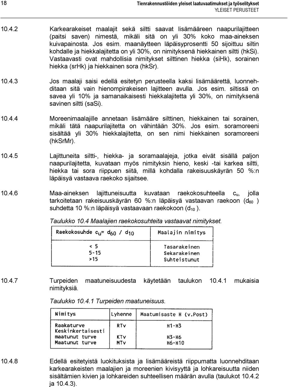 maanäytteen läpäisyprosentti 50 sijoittuu siltin kohdalle ja hiekkalajitetta on yli 30%, on nimityksenä hiekkainen siltti (hksi).