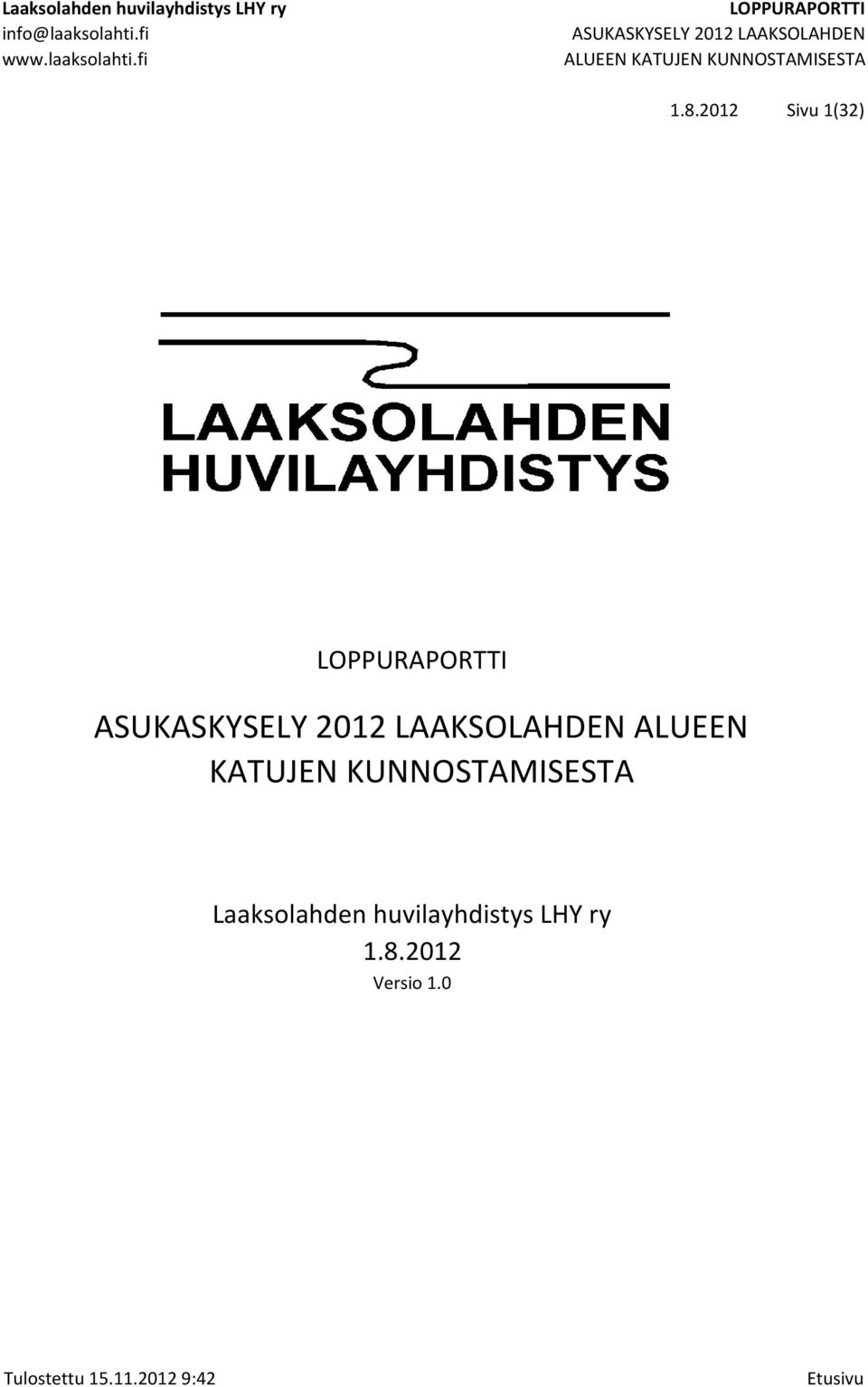 Laaksolahden huvilayhdistys