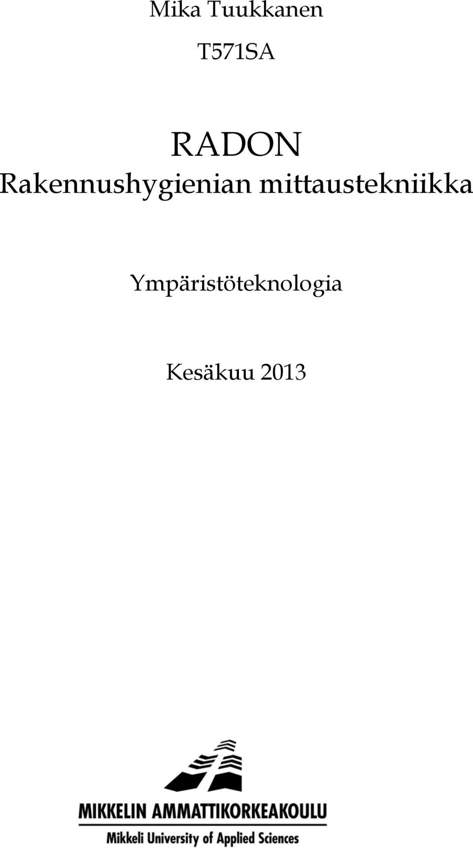 mittaustekniikka