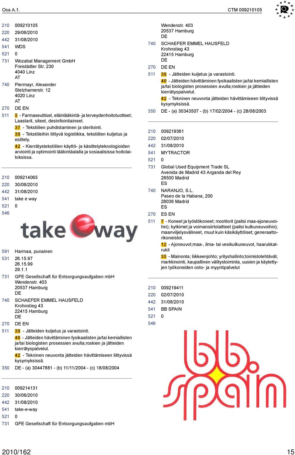 39 - Tekstiileihin liittyvä logistiikka, tekstiilien kuljetus ja esittely.