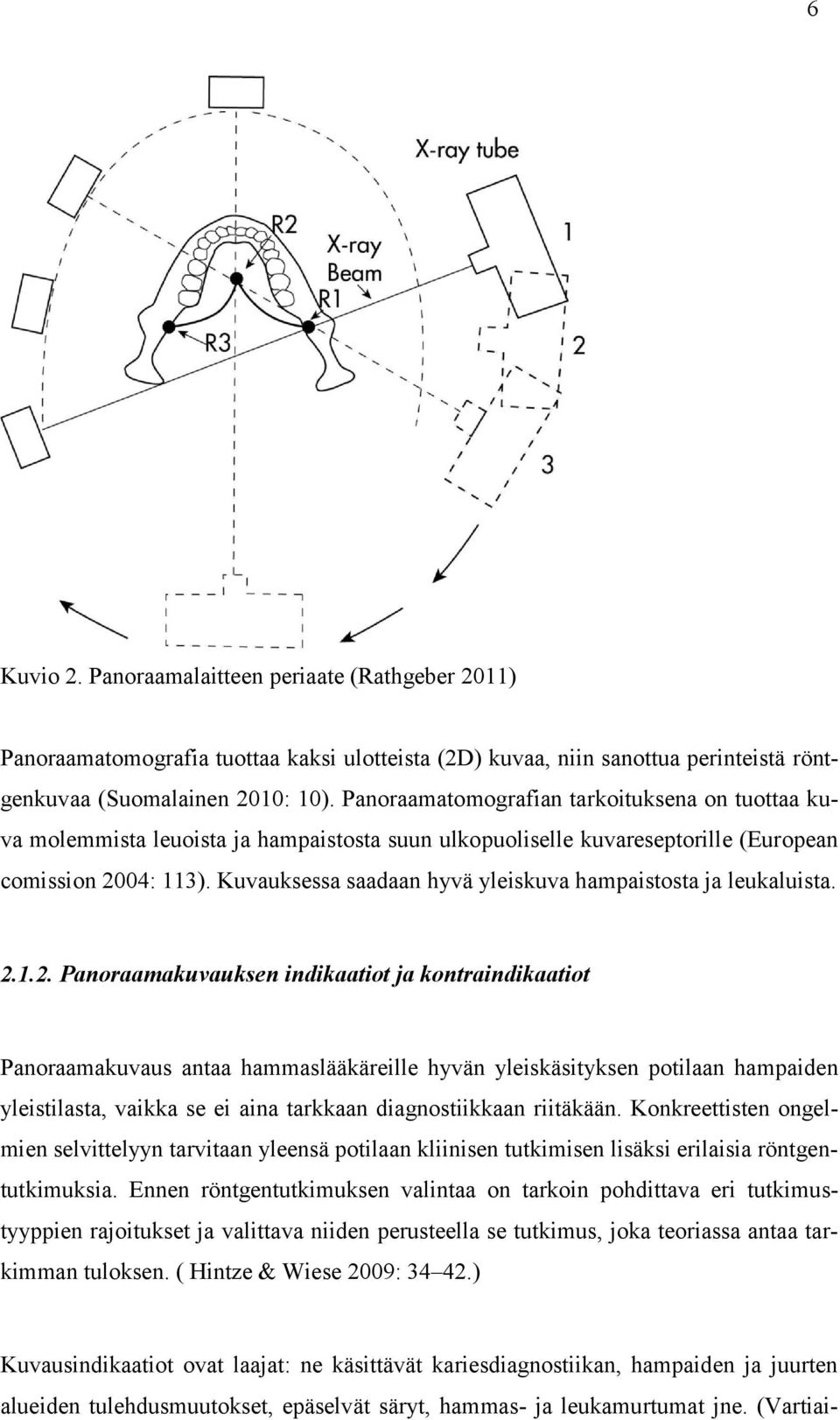 Kuvauksessa saadaan hyvä yleiskuva hampaistosta ja leukaluista. 2.